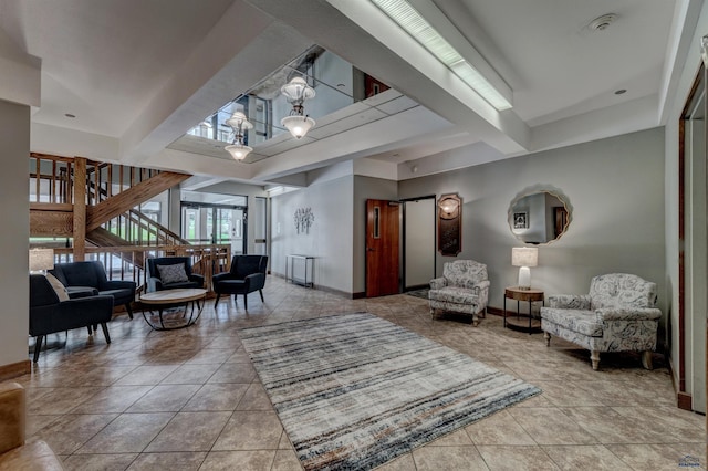 3965 Fairway Hills Dr, Rapid City, SD 57702 - building lobby with beam ceiling