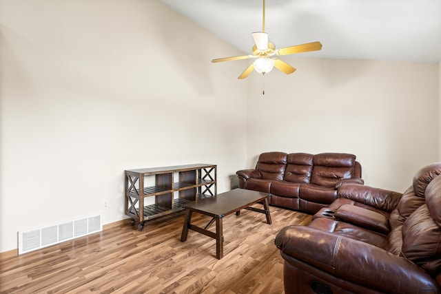 5436 Weathervane Ln, Rapid City, SD 57703 - living area featuring wood finished floors and a ceiling fan