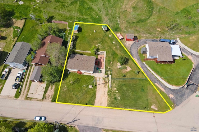 1523 Hope St, Sturgis, SD 57785 - aerial overview of property's location with property boundaries highlighted