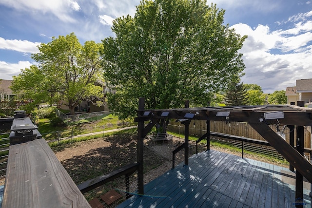 1215 Range View Cir, Rapid City, SD 57701 - view of wooden deck