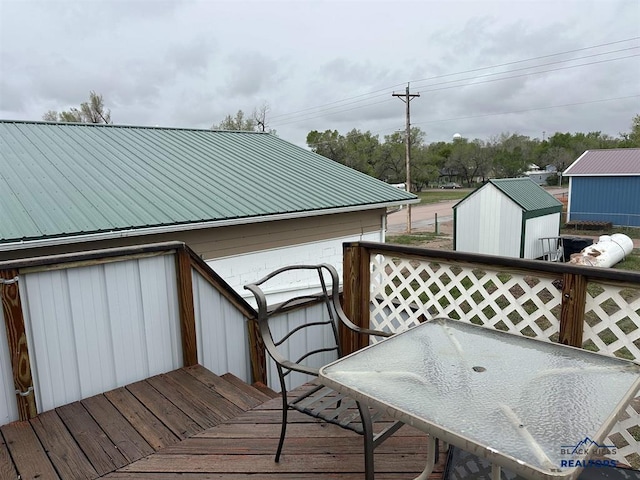 414 2nd Ave, Edgemont, SD 57735 - deck featuring outdoor dining space