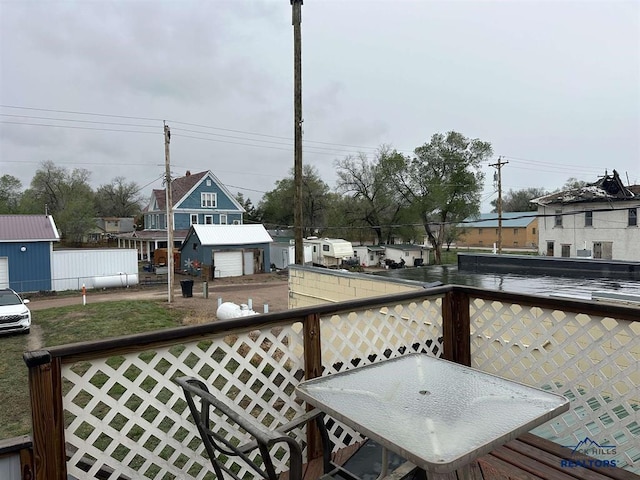 414 2nd Ave, Edgemont, SD 57735 - view of wooden deck