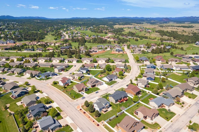 4300 Donegal Way, Rapid City, SD 57702 - aerial view of property and surrounding area featuring a mountainous background