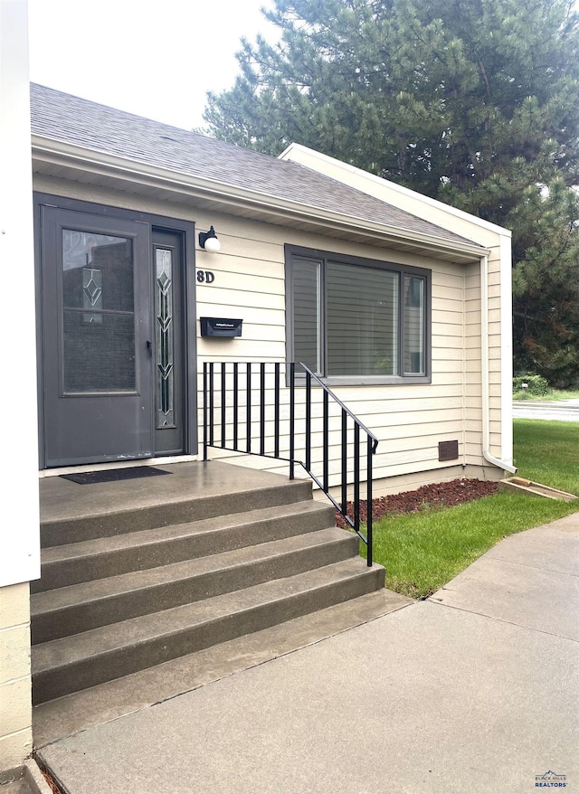 305 S Canyon Rd Unit 8D, Rapid City, SD 57702 - entrance to property featuring a shingled roof