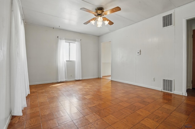 1905 5th St, Rapid City, SD 57701 - empty room featuring ceiling fan and baseboards
