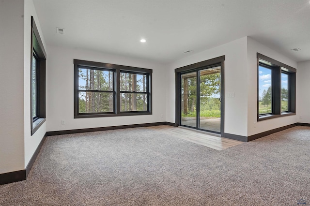 12290 Prairie View Loop, Whitewood, SD 57793 - empty room featuring carpet flooring, baseboards, and recessed lighting