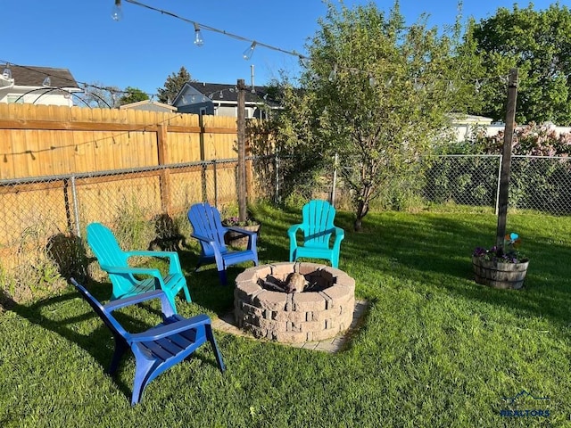2104 Colorado, Sturgis, SD 57785 - view of yard with an outdoor fire pit