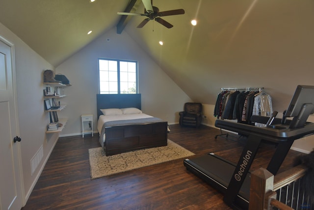 14450 Edgewood Pl, Piedmont, SD 57769 - bedroom with wood finished floors, recessed lighting, and baseboards