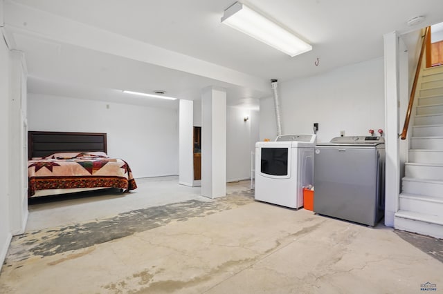 701 Hustead St, Wall, SD 57790 - laundry room with separate washer and dryer