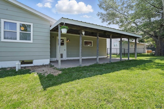 701 Hustead St, Wall, SD 57790 - back of property with a patio area