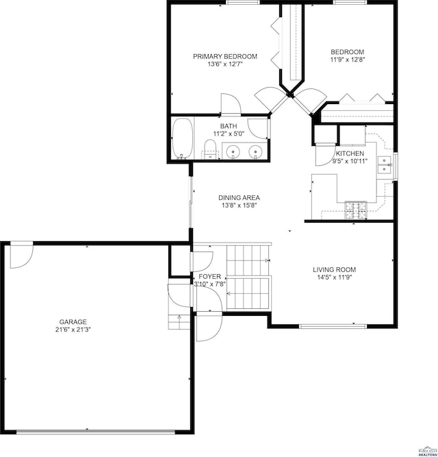 2198 Old Farm Ct, Rapid City, SD 57703 - floor plan / room layout