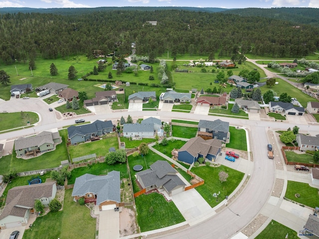 10145 Laramie Ln, Summerset, SD 57718 - aerial view of residential area with a forest
