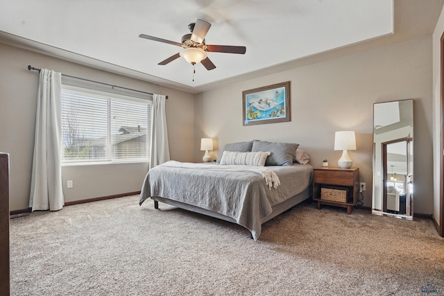 4528 Lahinch St, Rapid City, SD 57702 - carpeted bedroom featuring baseboards and a ceiling fan