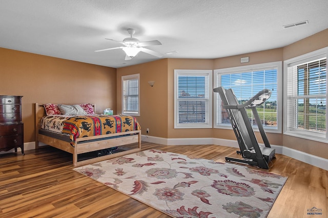 1120 S Regency Ct, Rapid City, SD 57702 - bedroom featuring wood finished floors, multiple windows, and baseboards