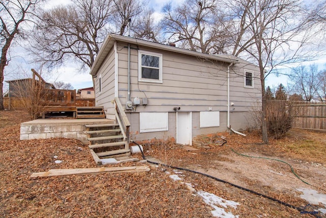 830 Willsie Ave, Rapid City, SD 57701 - rear view of property featuring a wooden deck