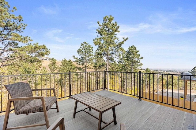 1246 Pinnacle Ct, Rapid City, SD 57701 - view of wooden terrace