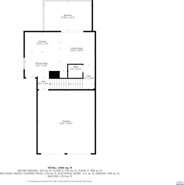 1740 Harmony Heights Ln, Rapid City, SD 57702 - property floor plan