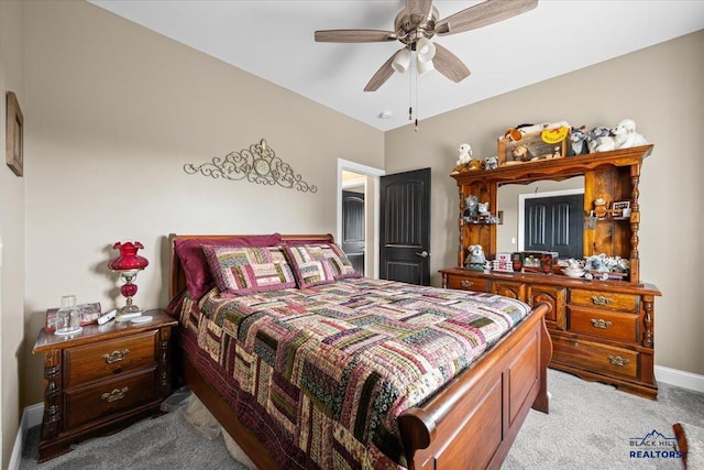 3781 W Beartooth Loop, Spearfish, SD 57783 - carpeted bedroom featuring baseboards and a ceiling fan