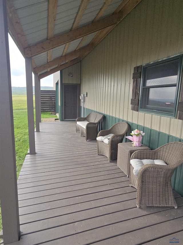 22219 Saddle Rd, Piedmont, SD 57769 - view of deck