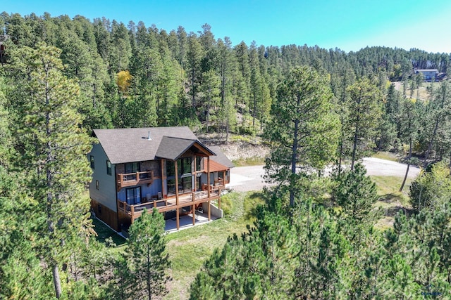 20746 Monte Carlo Rd, Lead, SD 57754 - view of subject property featuring a forest