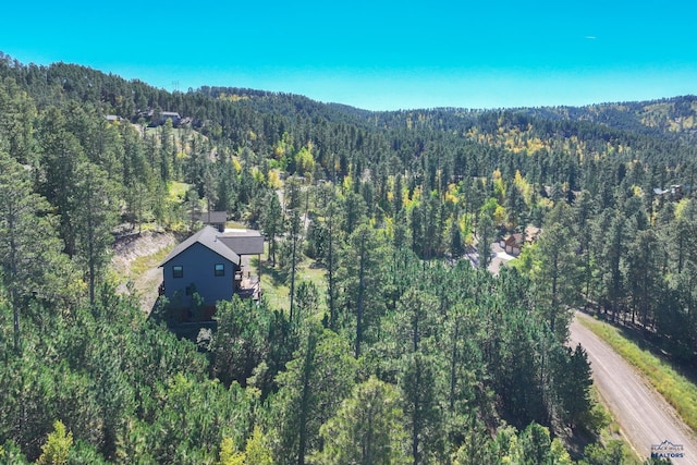 20746 Monte Carlo Rd, Lead, SD 57754 - view of property location featuring a heavily wooded area