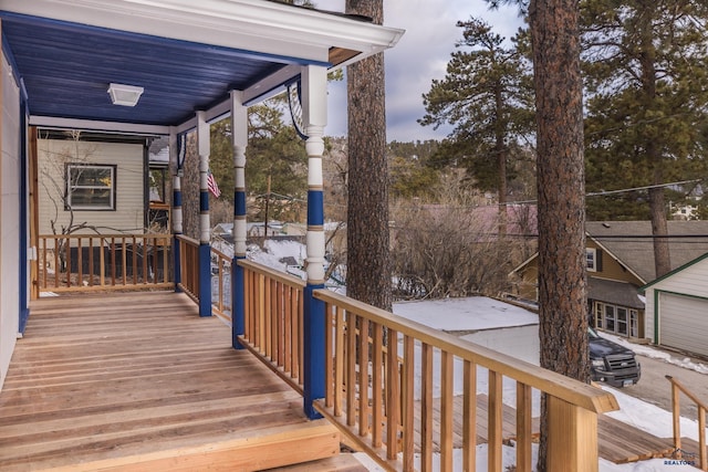 807 Addie St Unit 807Upper, Addie, Lead, SD 57754 - view of wooden porch