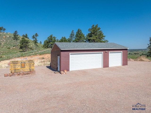 28085 Hargins Rd, Hot Springs, SD 57747 - view of detached garage