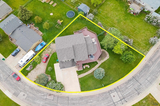 6401 Mountain Meadow Rd, Black Hawk, SD 57718 - view from above of property with property boundaries highlighted