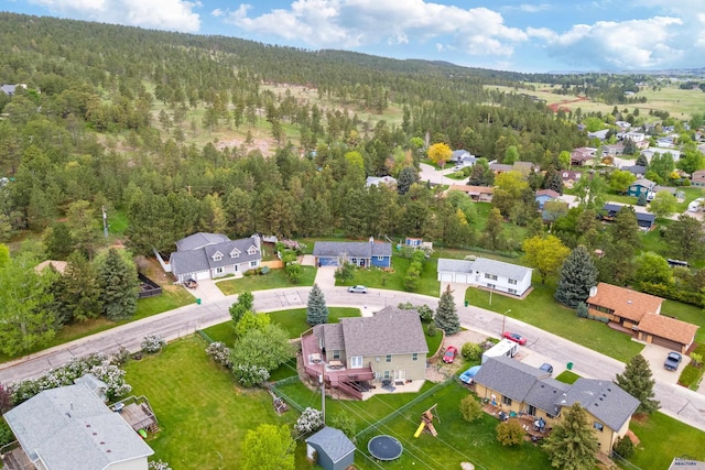6401 Mountain Meadow Rd, Black Hawk, SD 57718 - aerial view of residential area featuring a heavily wooded area