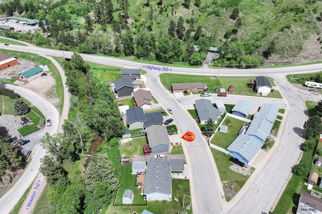 20 Mcmasters Dr, Deadwood, SD 57732 - aerial view of property and surrounding area featuring nearby suburban area
