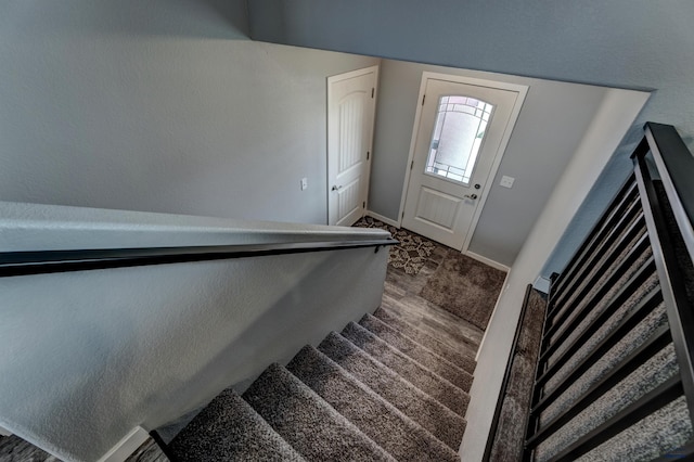 613 Civil Way, Box Elder, SD 57719 - foyer entrance with stairs and carpet floors