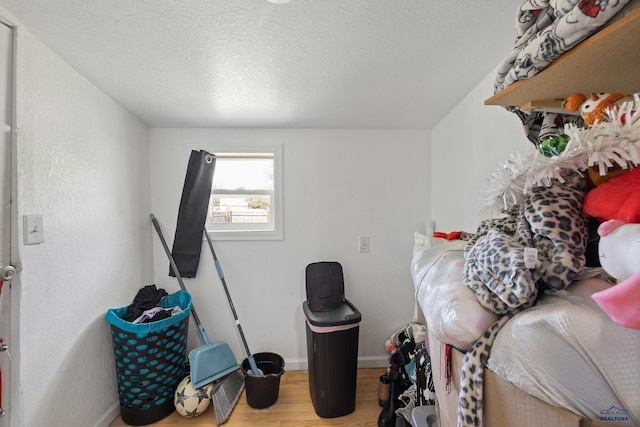 911 Haines Ave, Rapid City, SD 57701 - bedroom featuring wood finished floors and a textured ceiling