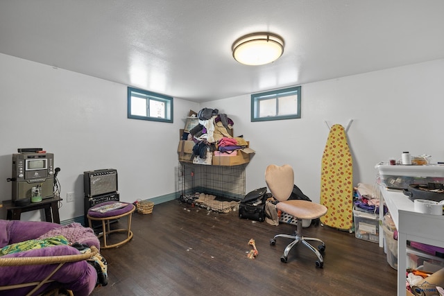 911 Haines Ave, Rapid City, SD 57701 - rec room featuring wood finished floors