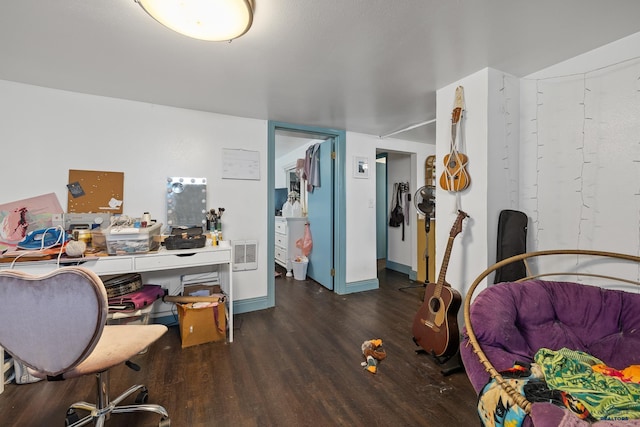 911 Haines Ave, Rapid City, SD 57701 - office area featuring wood finished floors and baseboards