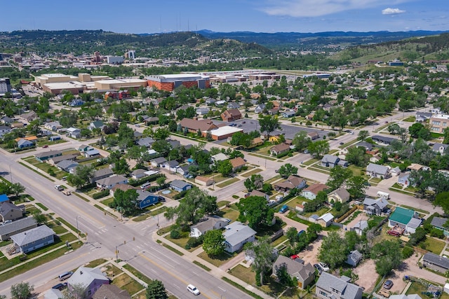 911 Haines Ave, Rapid City, SD 57701 - aerial view of property's location with a mountain backdrop