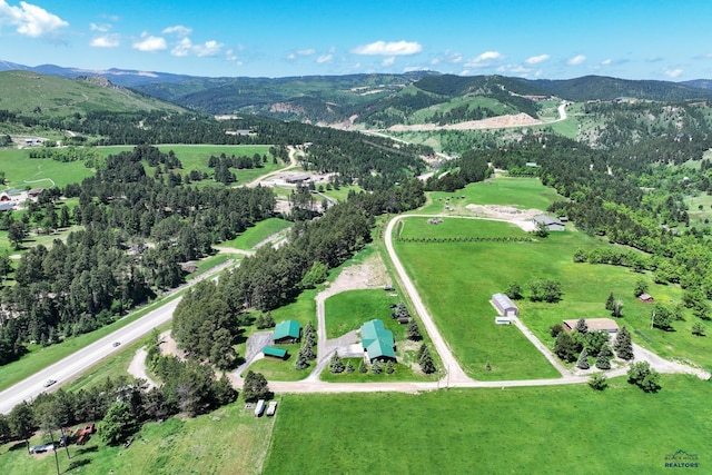 20813 Legends Ln, Sturgis, SD 57785 - aerial view of a mountainous background