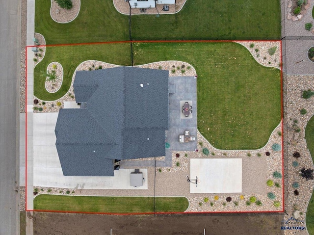 2147 Talisker Ave, Spearfish, SD 57783 - aerial view of property and surrounding area featuring property parcel outlined