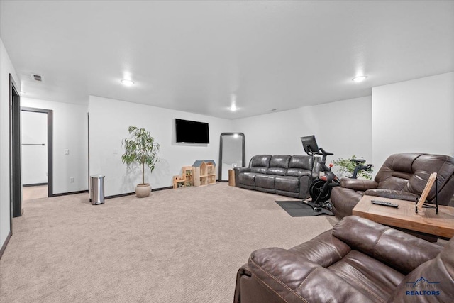 2147 Talisker Ave, Spearfish, SD 57783 - living room with light colored carpet and recessed lighting