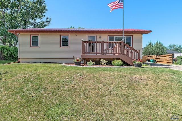 2613 Moose Dr, Sturgis, SD 57785 - view of front of home featuring a deck