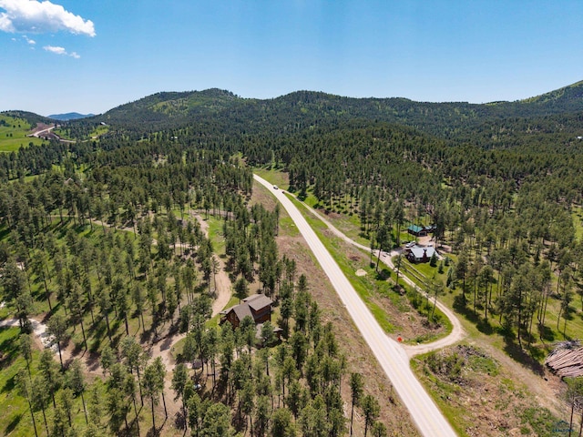 23217 Carbon Loop, Rapid City, SD 57702 - drone / aerial view of a forest and a mountainous background