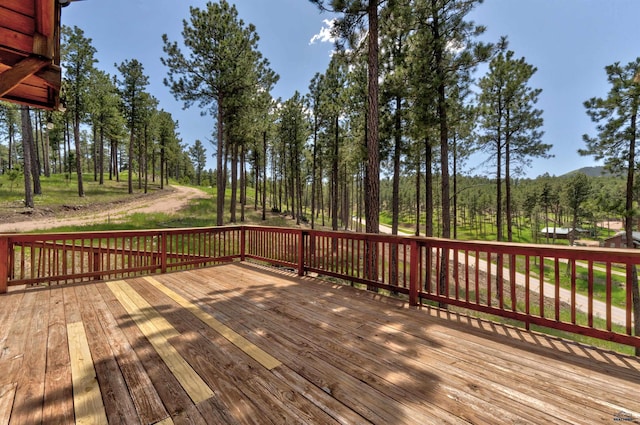 23217 Carbon Loop, Rapid City, SD 57702 - view of wooden terrace