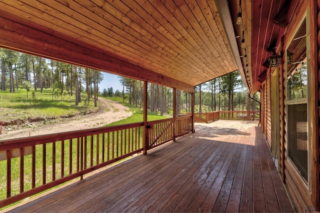 23217 Carbon Loop, Rapid City, SD 57702 - view of wooden terrace