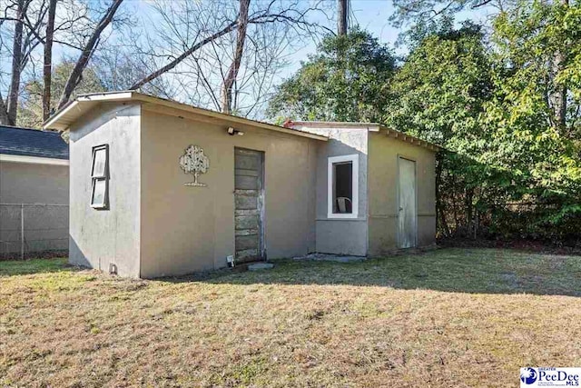 view of outdoor structure