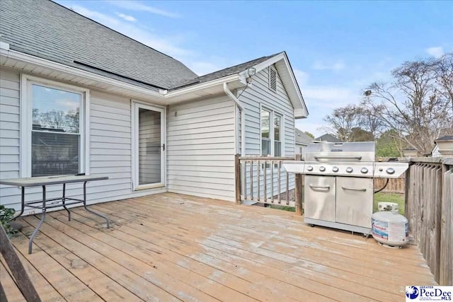 316 Magna Carta Rd, Florence, SC 29501 - deck with a grill and fence