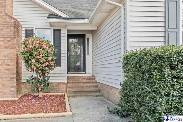 316 Magna Carta Rd, Florence, SC 29501 - property entrance featuring a shingled roof