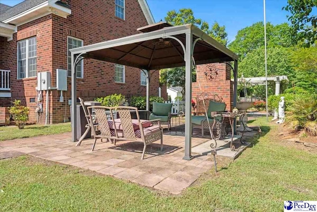 526 Shannon Rd, Marion, SC 29571 - view of patio / terrace featuring a gazebo