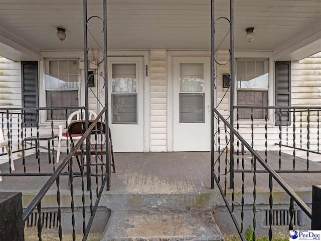 view of entrance to property