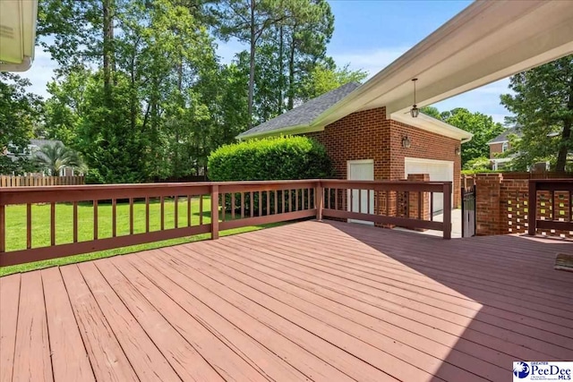 3401 Sussex Ct, Florence, SC 29501 - view of wooden deck