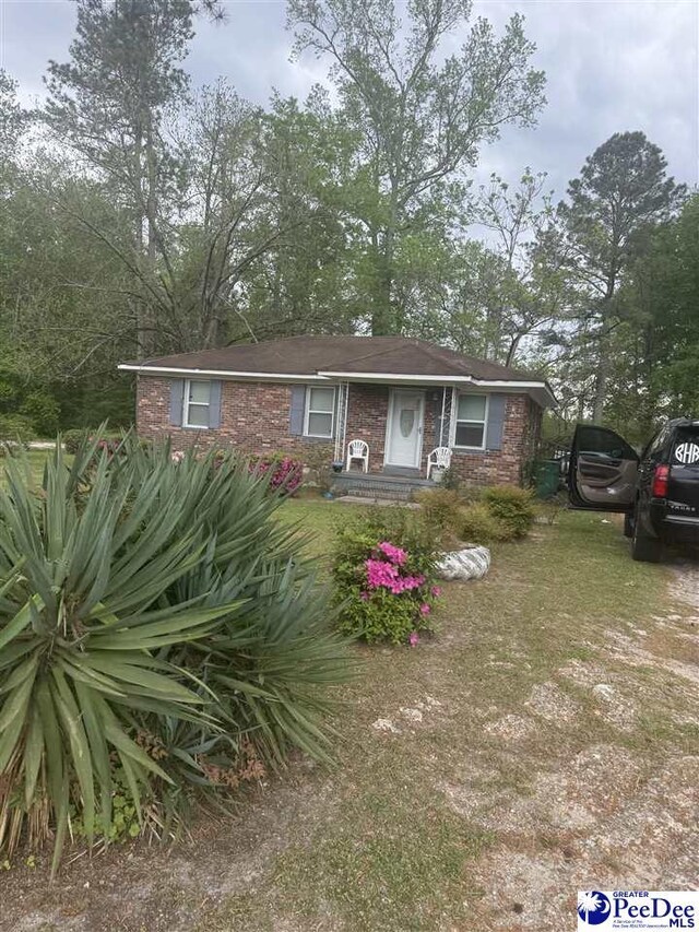 2122 Williams Gibbons Rd, Turbeville, SC 29162 - view of front of property with brick siding