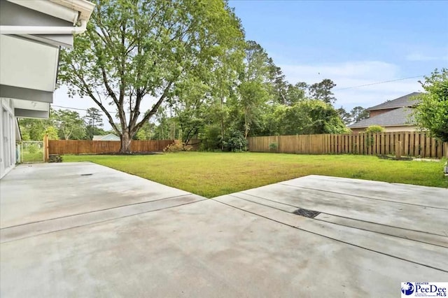 1040 Left Bank Dr, Florence, SC 29501 - view of yard with a patio